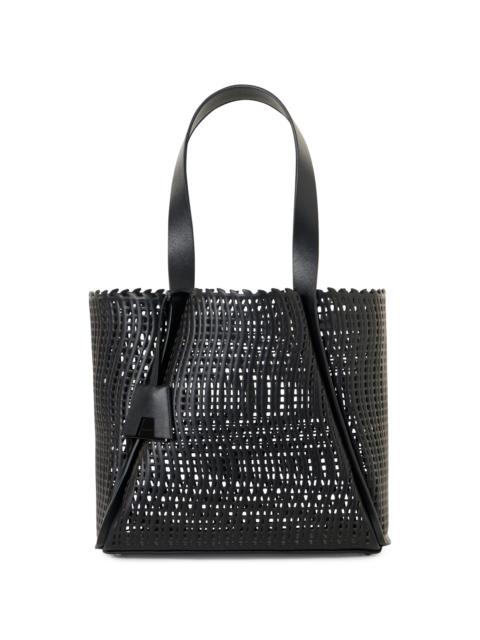 AKRIS Women's Medium Alex Wave Lasercut Tote Bag - Black