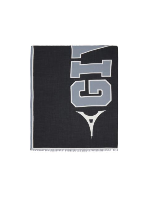Givenchy Black Logo Scarf