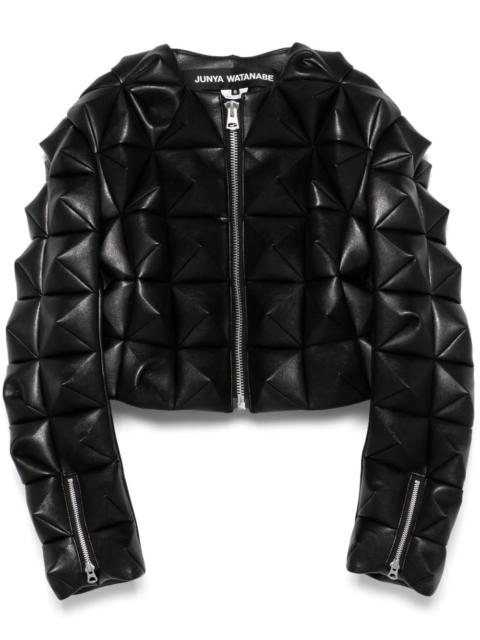 ジャケット JUNYA WATANABE Woman Jacket Silver JOJ011051 1 Junya Watanabe: Women's Aluminium Foiled Biker Jacket