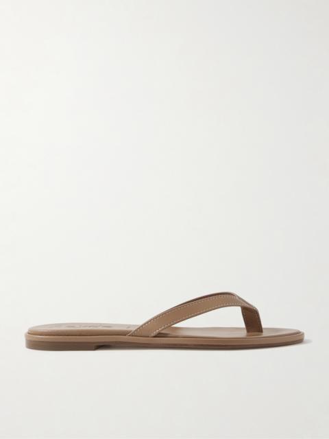 Aeyde Melody Leather Flip Flops