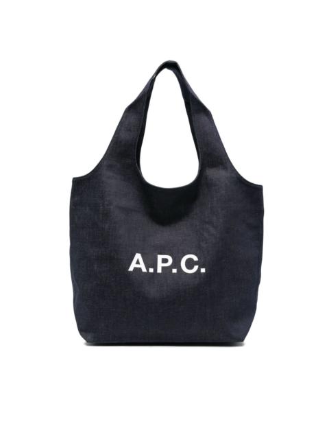 A.P.C. Ninon logo-print tote bag