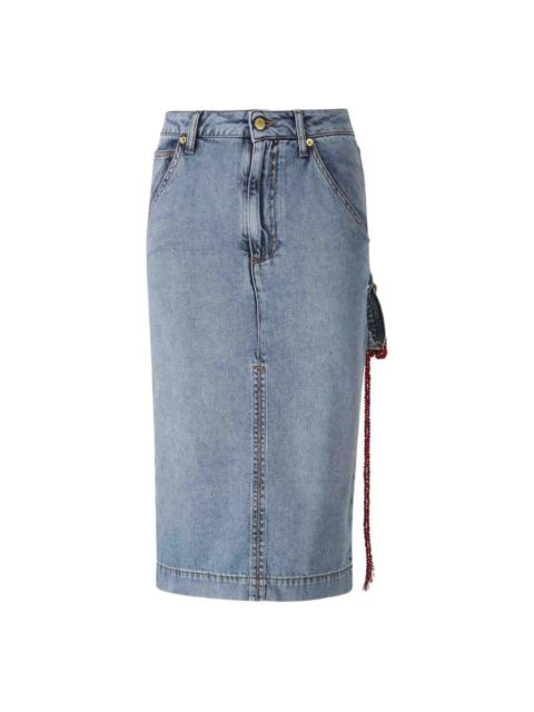 DARKPARK denim skirt