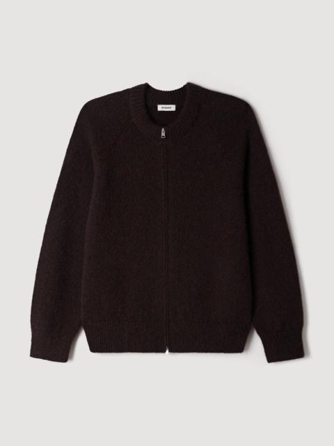 Sandro ZIP-UP BOMBER CARDIGAN