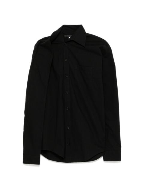 Sankuanz asymmetric collar blouse