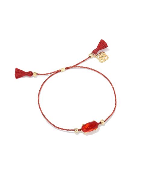 KENDRA SCOTT Everlyne Red Cord Friendship Bracelet in Red Illusion