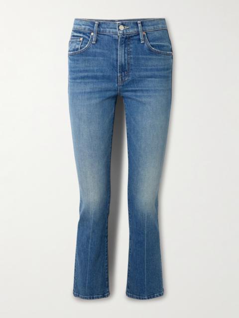 MOTHER The Insider Cropped High-rise Bootcut Jeans