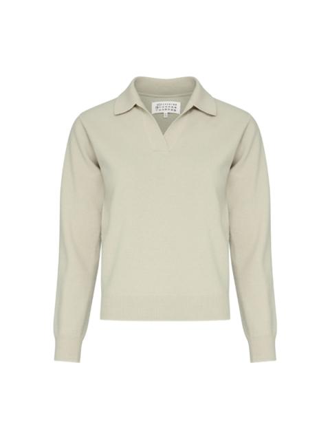 Maison Margiela polo-collar jumper