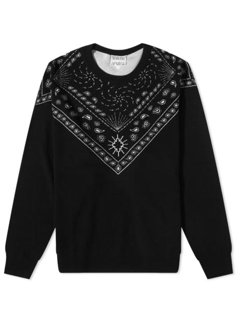 Marcelo Burlon County Of Milan Marcelo Burlon Bandana Crewneck Knit