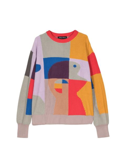 KidSuper Bauhaus Paint Palette jumper