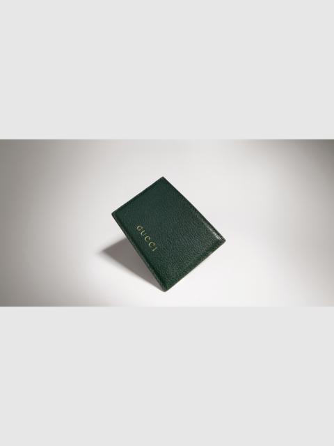 GUCCI Card case with Gucci lettering