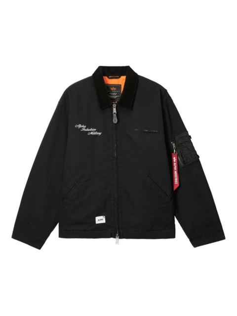 ALPHA INDUSTRIES embroidered pocket jacket