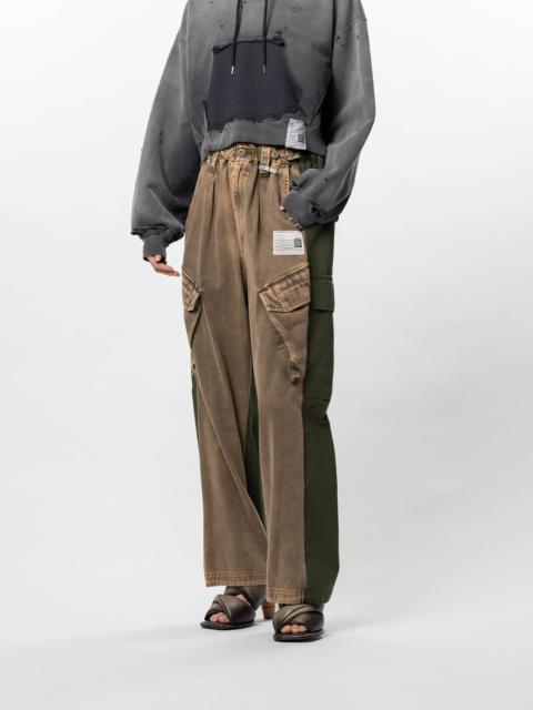 Maison MIHARAYASUHIRO Front Back Combined Cargo Pants