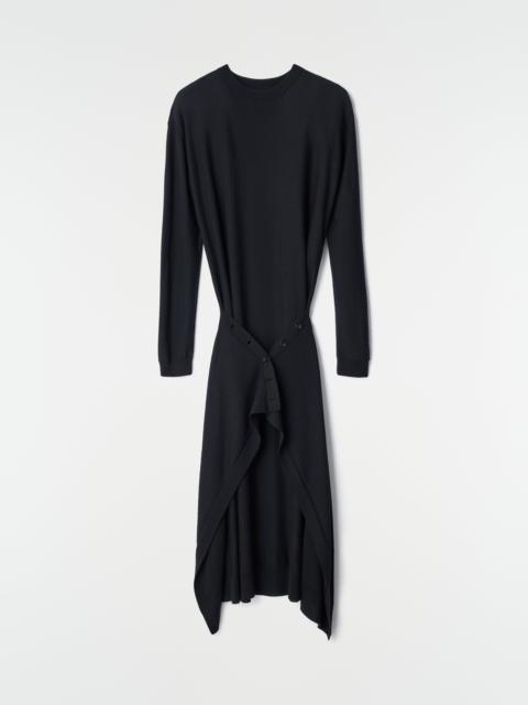 Lemaire BUTTONED DRESS IN MERINO WOOL BLEND