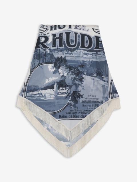 Rhude CITY-PRINT GATHERED TOP