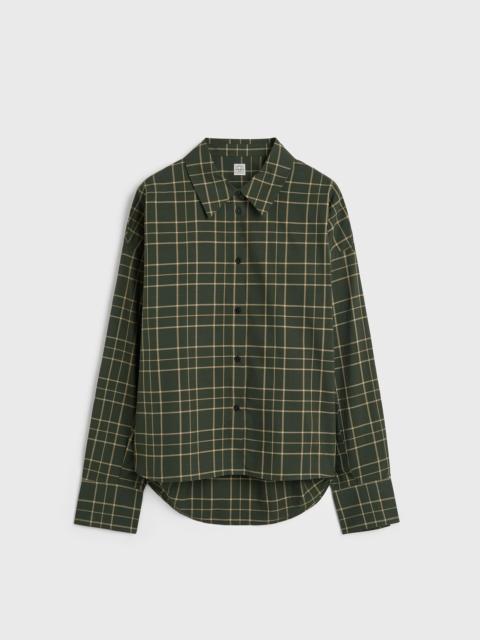 TOTEME Boxy shirt pine/popcorn