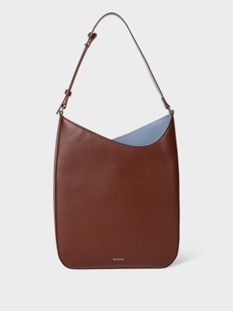 Paul Smith Brown Leather Tote Bag