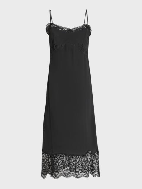 Simone Rocha Lace-Trim Slip Dress