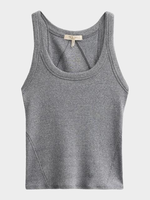 rag & bone The Essential Rib Wide String Tank