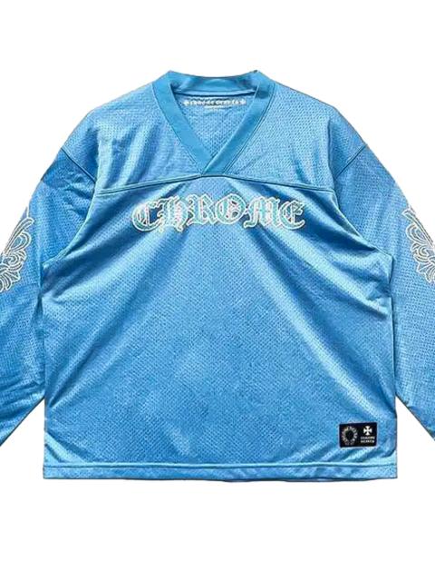 Chrome Hearts Mesh Jersey Long Sleeve Tee "Blue" CHRM1885