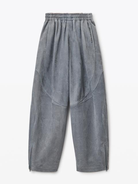 Alexander Wang Track Pant in Primal Lambskin Leather