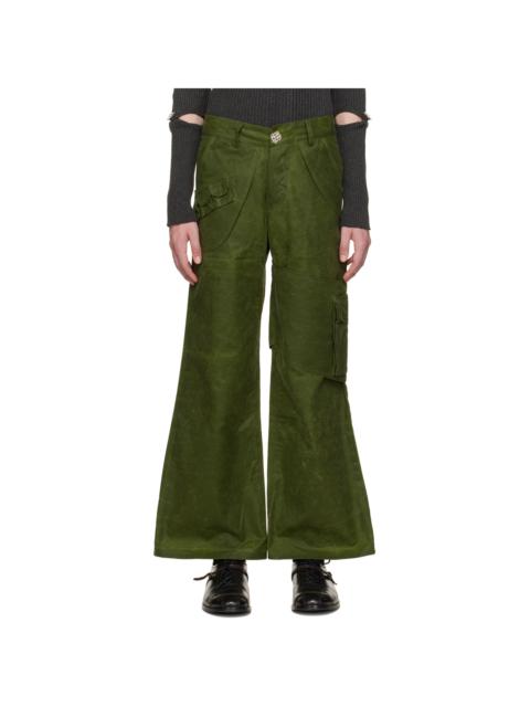 Solitude Studios SSENSE Exclusive Green Habitual Cargo Pants