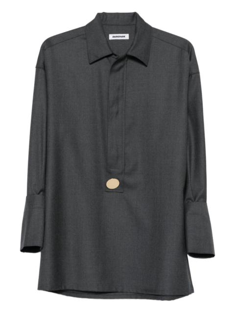 DARKPARK button-detail wool blouse