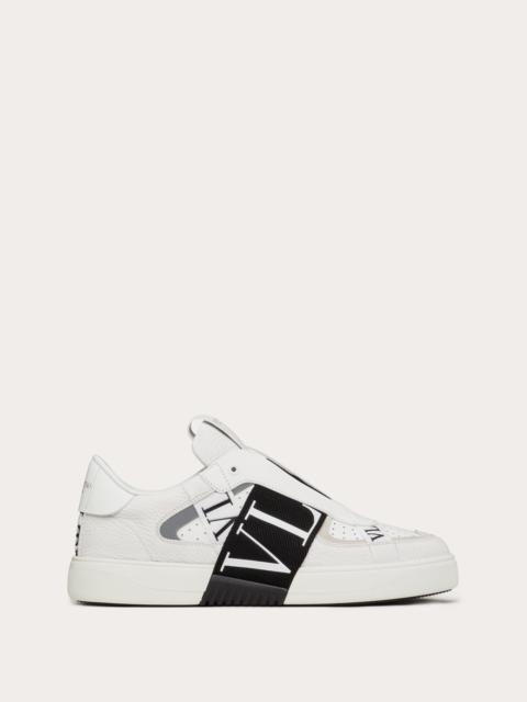 Valentino SLIP-ON CALFSKIN VL7N SNEAKER WITH BANDS