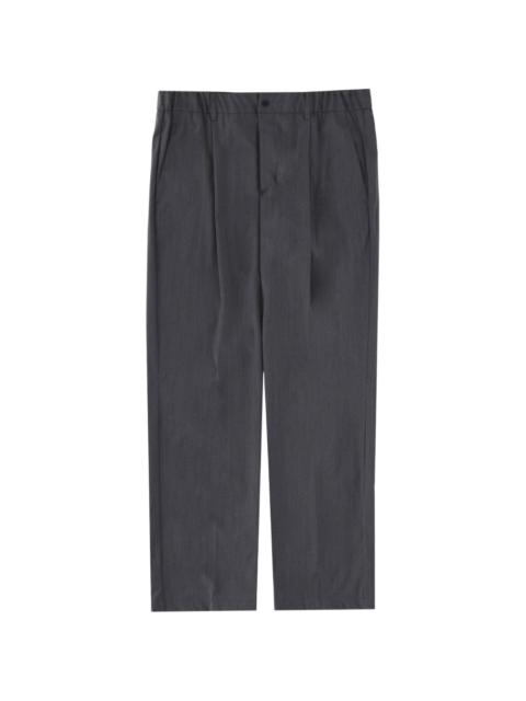 Herno belt-loop pleated trousers