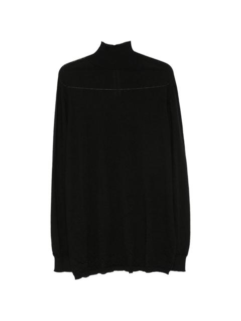Rick Owens Rick Owens Roll-neck Long-sleeve Sweater
