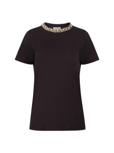 beaded detailing t-shirt