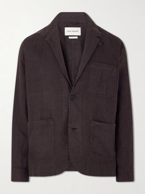 Oliver Spencer Camberwell Linen Suit Jacket