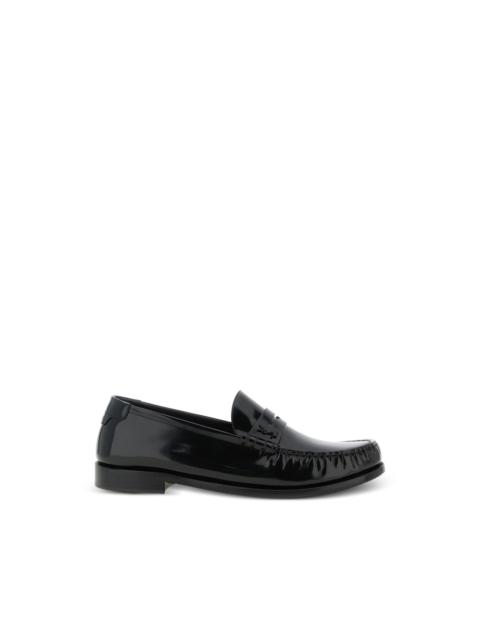 SAINT LAURENT logo-detail loafers