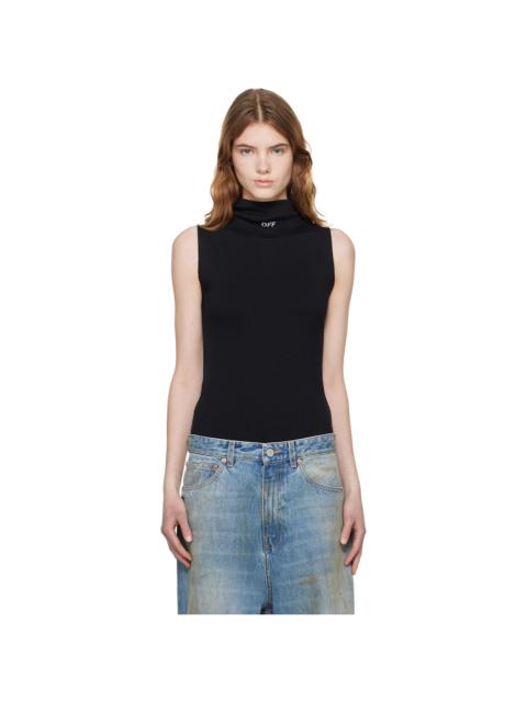 Off-White Black 'OFF' Stamp Rib Bodysuit