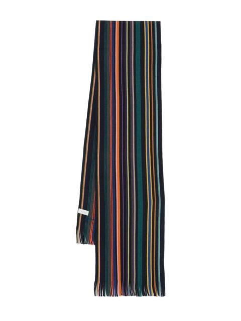 Paul Smith Introducing the 'MEN SCARF IVAN STRIPE' from the prestigious brand PAUL SMITH, a stunning accessory 