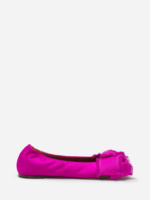 Lanvin BALLERINA FLAT WITH A SATIN BOW