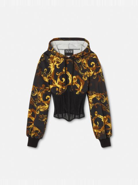 VERSACE JEANS COUTURE Watercolor Couture Corset Hoodie