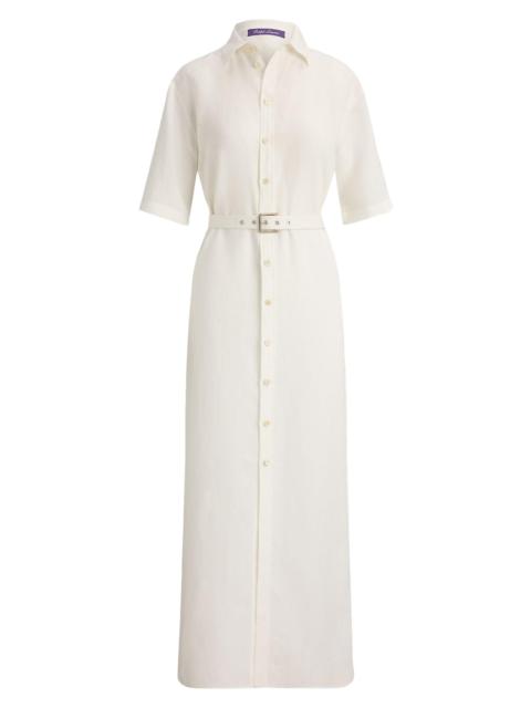 Ralph Lauren Women's Carol Linen Day Maxi Shirtdress - Cream