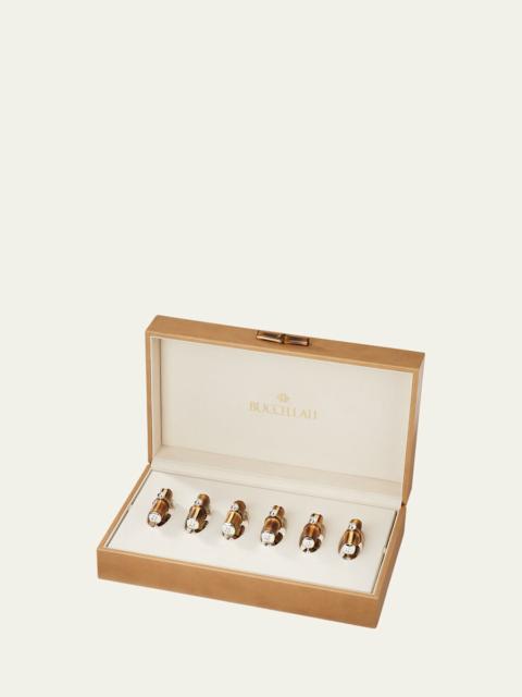 Buccellati Tahiti Box of Place Card Holders, Set of 6