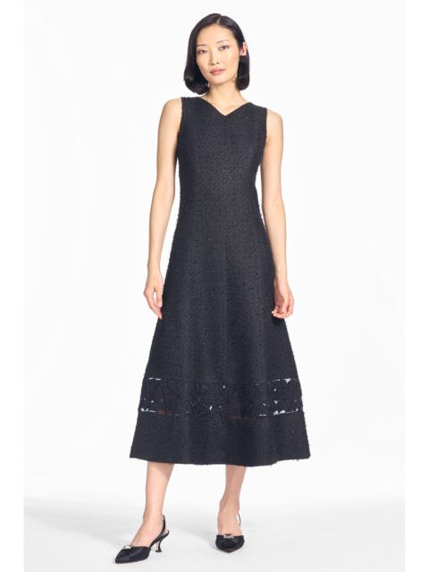 SACHIN & BABI MICHAELA DRESS - CARBON ROSES