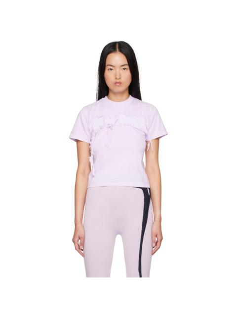 OTTOLINGER Purple Distressed Otto Fitted T-shirt