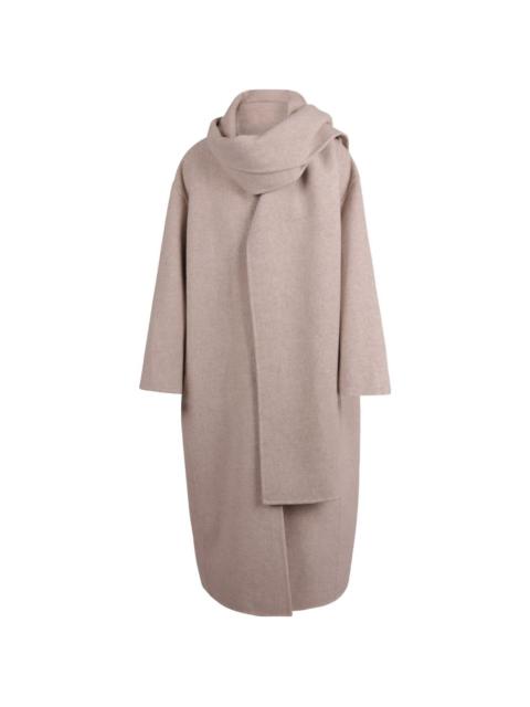 soeur Finn scarf-detail coat