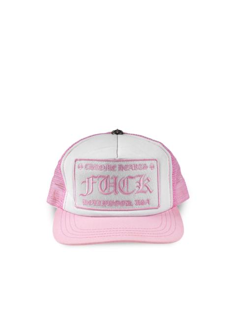 Chrome Hearts Hollywood mesh-panel trucker hat
