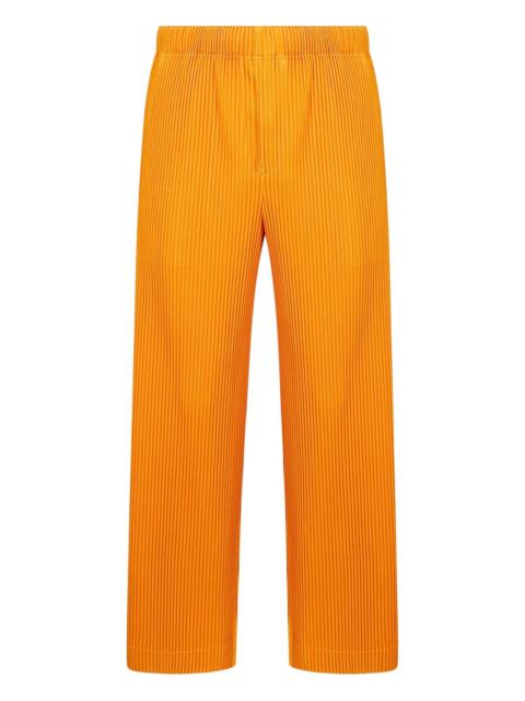 ISSEY MIYAKE pleated straight-leg trousers