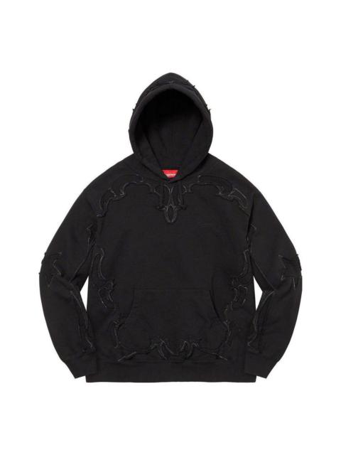 Supreme Western Cut Out Hooded Sweatshirt 'Black' SUP-SS23-217