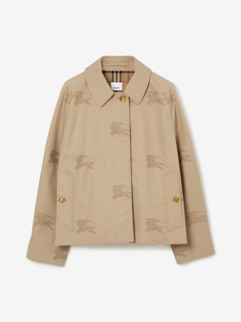 Burberry EKD Cotton Gabardine Jacquard Jacket