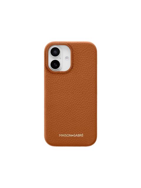 MAISON de SABRÉ iPhone 16 leather phone case