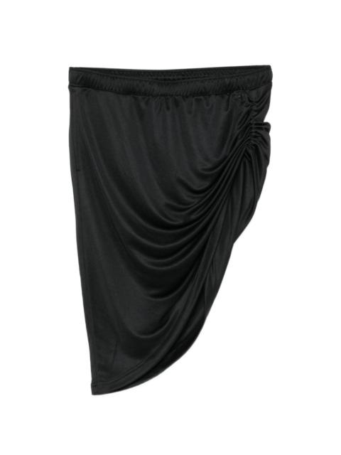 courrèges asymmetric-hem skirt