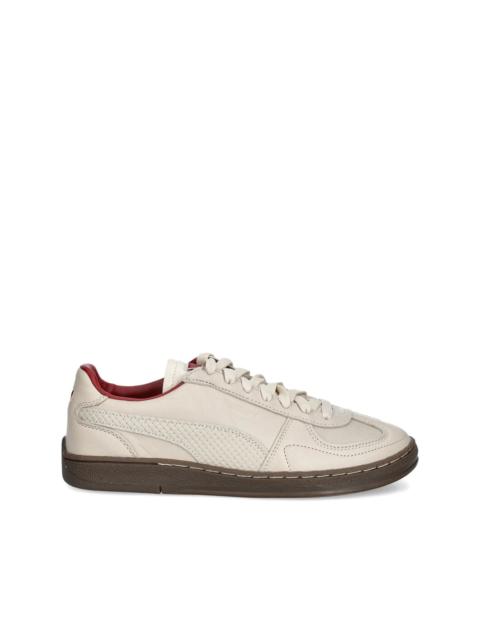 PUMA Super Tea leather panelled sneakers