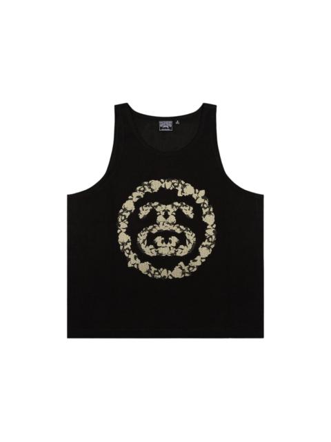 DENIM TEARS Denim Tears x Stussy Double S Wreath Gym Tank Black