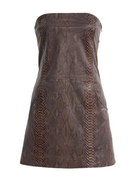 Paris Georgia Audrey Leather Mini Dress